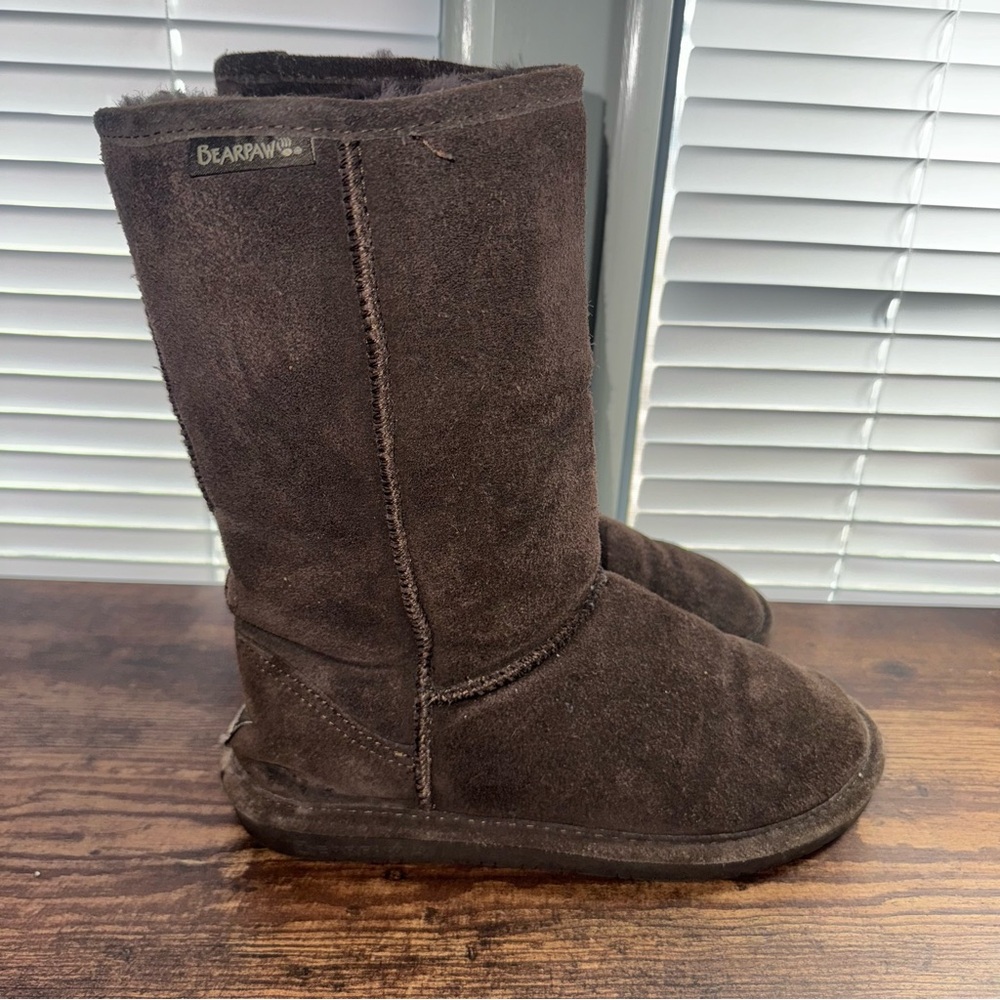 Bearpaw Womens Emma (610w) Brown Snow Casual Boots Outerwear Size 7